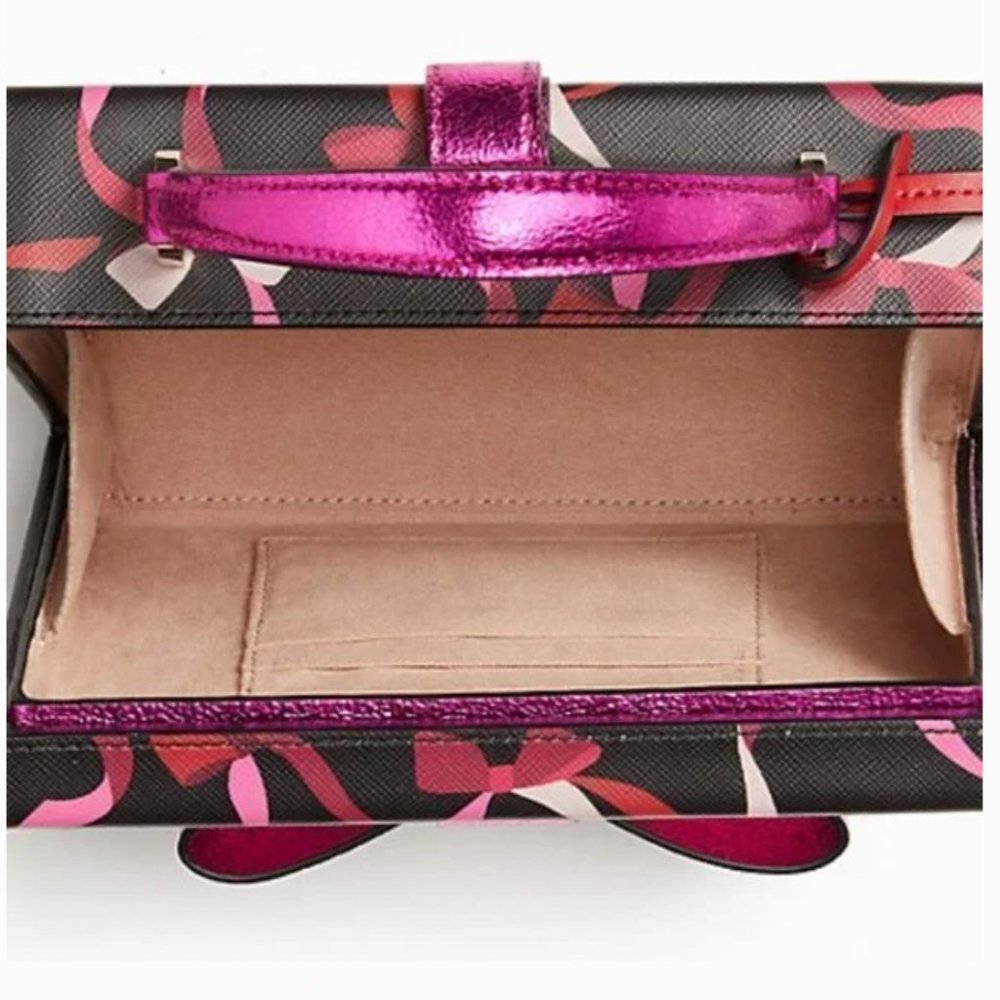 kate spade wrapping party gift box present crossbody purse bag nwt - Picture 4 of 8